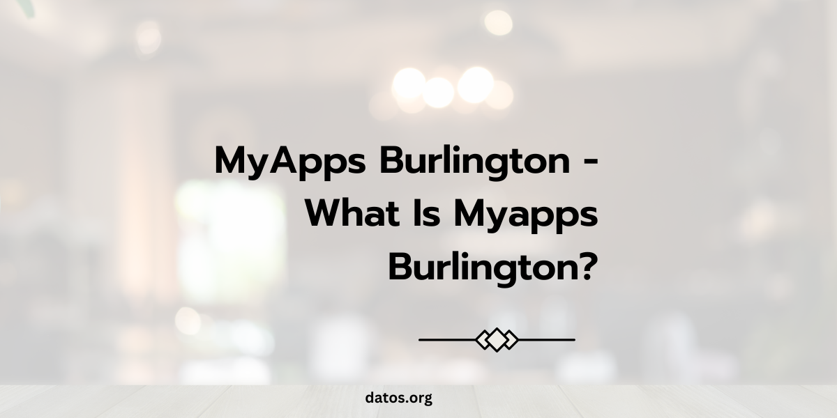 MyApps Burlington